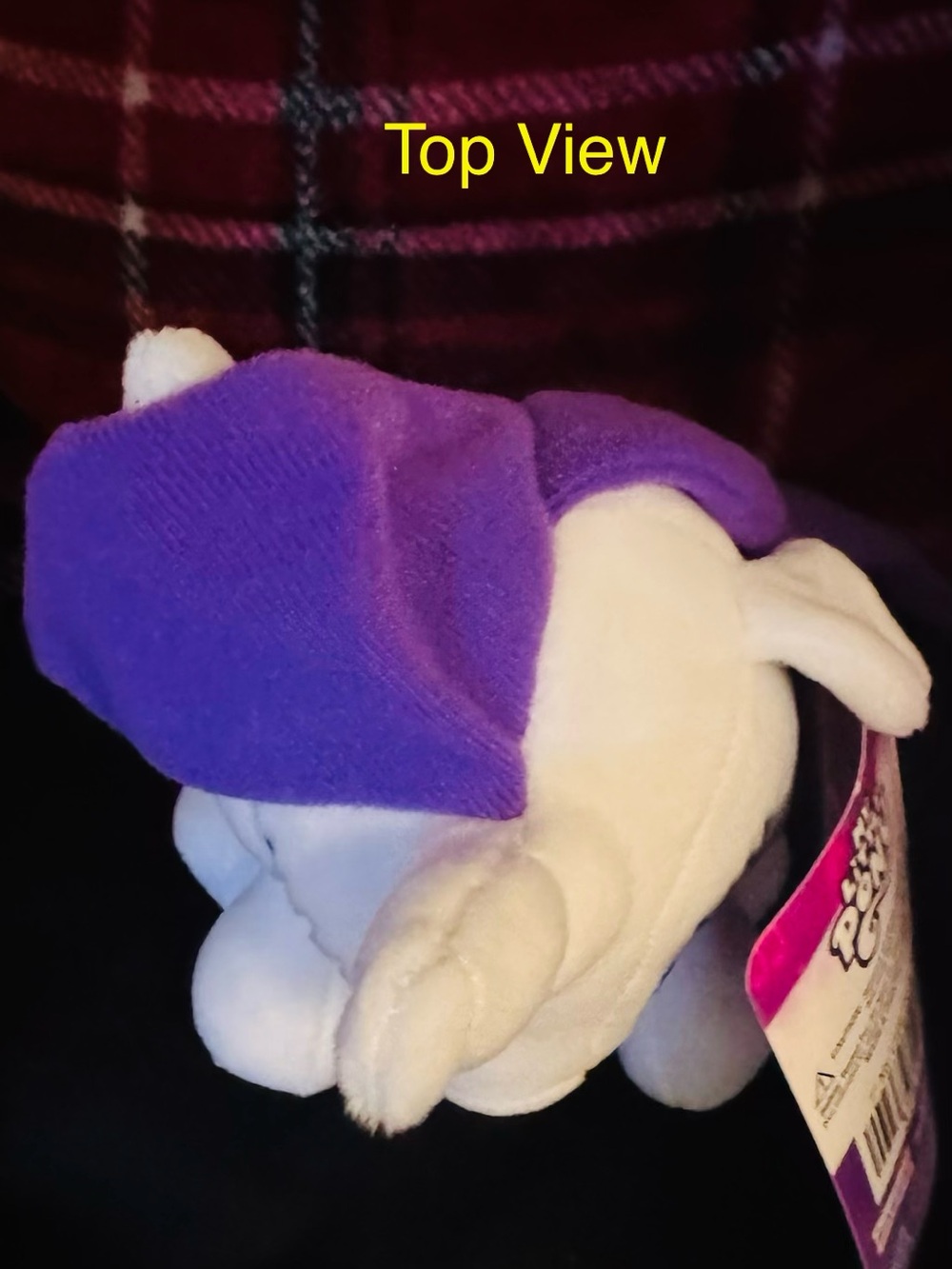 7-inch My Little Pony Rarity Plush — White & Purple Unicorn - Hasbro - Picture 7 of 11